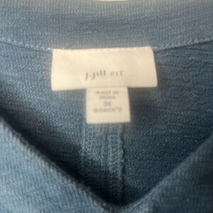 J.Jill Blue 3XL vneck  with pockets